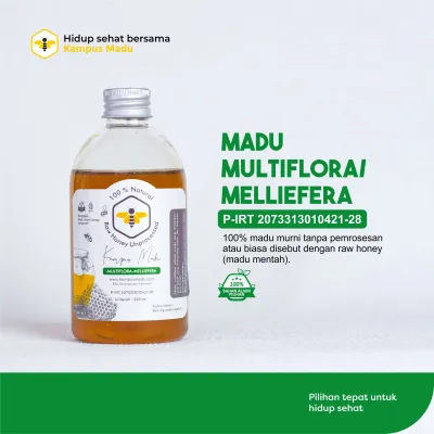 Madu Multiflora Murni 100% Madu Melliefera